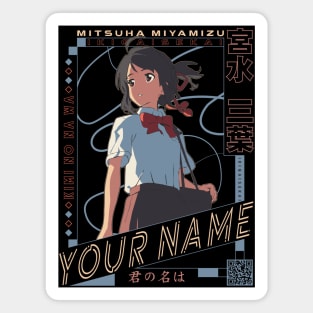 Miyamizu Mitsuha - Your Name | IKIGAISEKAI - V2 Magnet